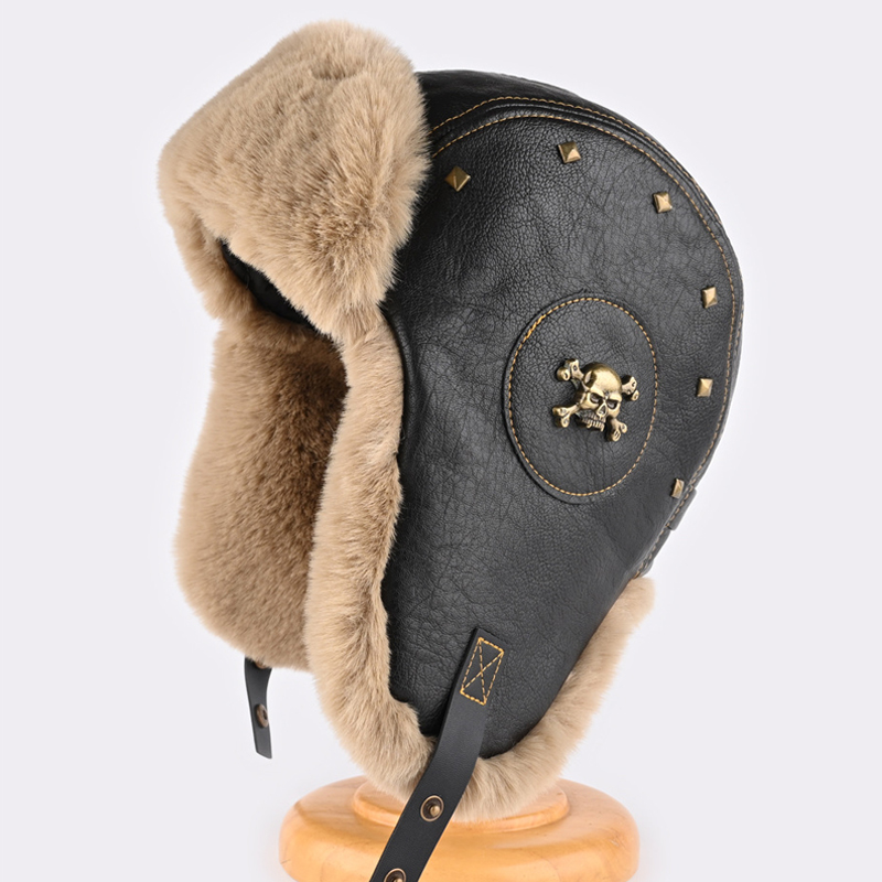 Winter Trapper Hat - Rússia inverno chapéu de pele sintética