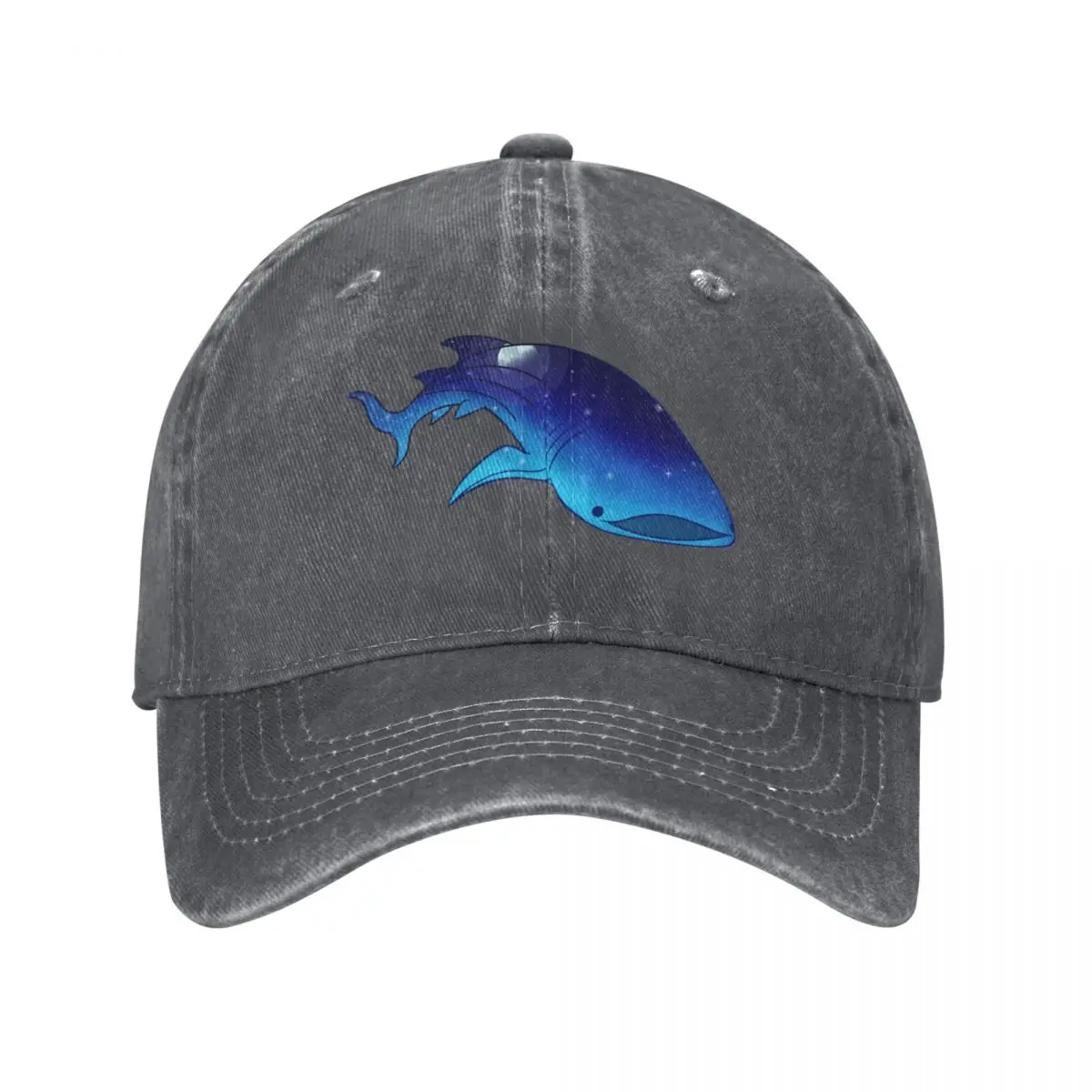 Golf Cap Dad - Boné de beisebol Night Sky Whale