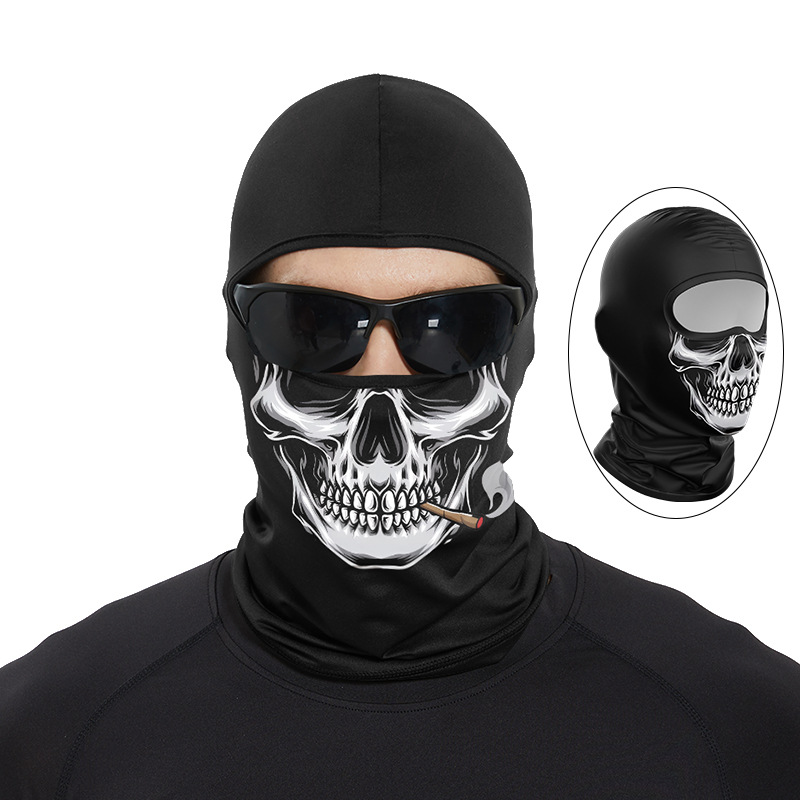 Funny Ape Mouth Skull Balaclav - Skull Cap Helmet Liner avaliação e preço