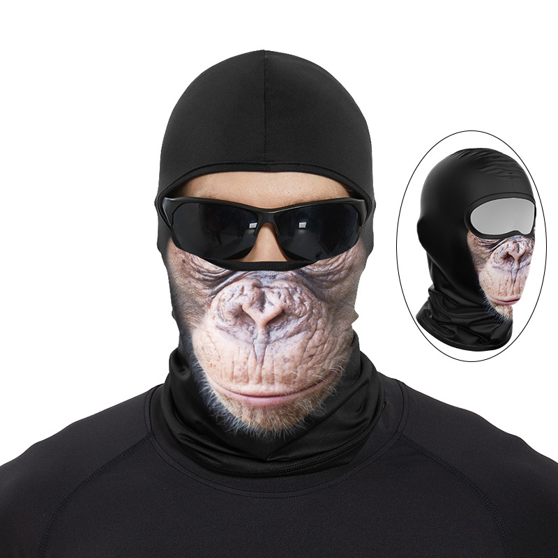 Funny Ape Mouth Skull Balaclav - Skull Cap Helmet Liner avaliação e preço